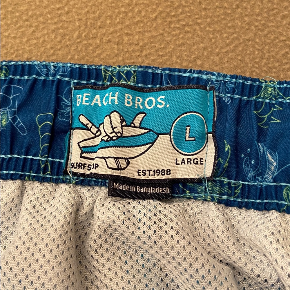 Beach Bros Swim Trunks. Men's Large. - Picture 3 of 5